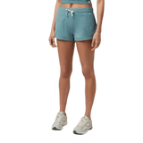 Vuori 02. WOMENS APPAREL - WOMENS SHORTS - WOMENS SHORTS LOUNGE Women's Halo Performance Short HIR IRON HEATHER