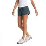 Vuori 02. WOMENS APPAREL - WOMENS SHORTS - WOMENS SHORTS LOUNGE Women's Halo Performance Short HSO STONE HEATHER