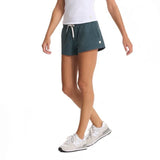 Vuori 02. WOMENS APPAREL - WOMENS SHORTS - WOMENS SHORTS LOUNGE Women's Halo Performance Short HSO STONE HEATHER
