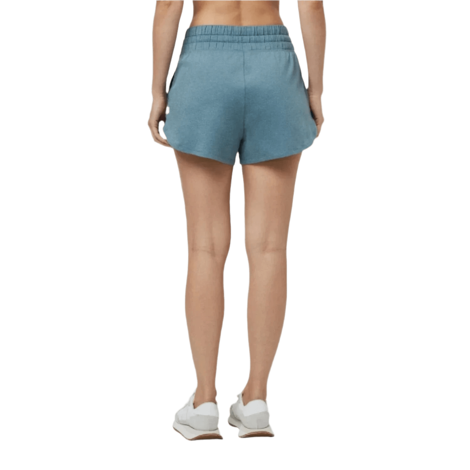 Vuori 02. WOMENS APPAREL - WOMENS SHORTS - WOMENS SHORTS LOUNGE Women's Halo Performance Short 2.0 HAB SMOKE BLUE HEATHER