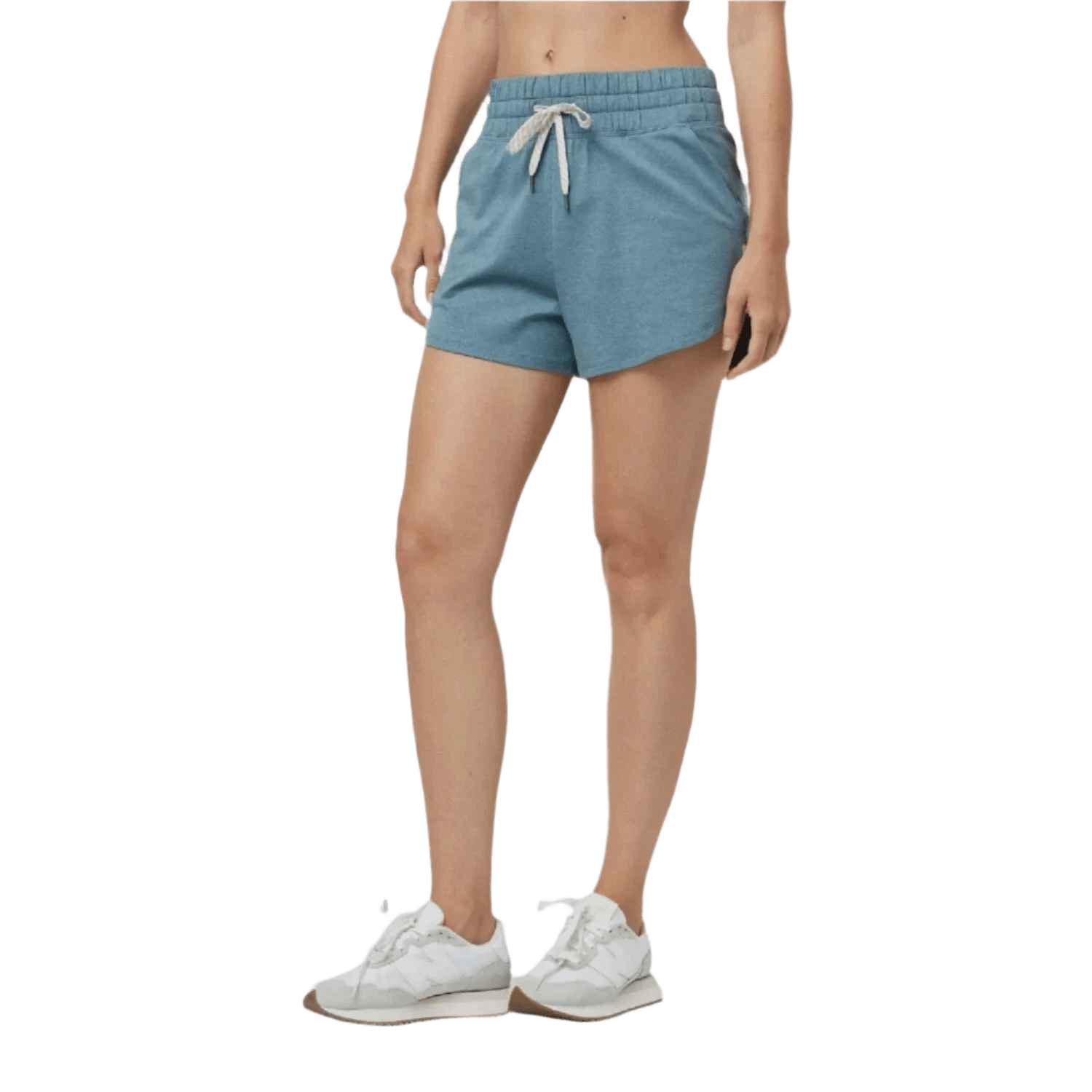 Vuori 02. WOMENS APPAREL - WOMENS SHORTS - WOMENS SHORTS LOUNGE Women's Halo Performance Short 2.0 HAB SMOKE BLUE HEATHER