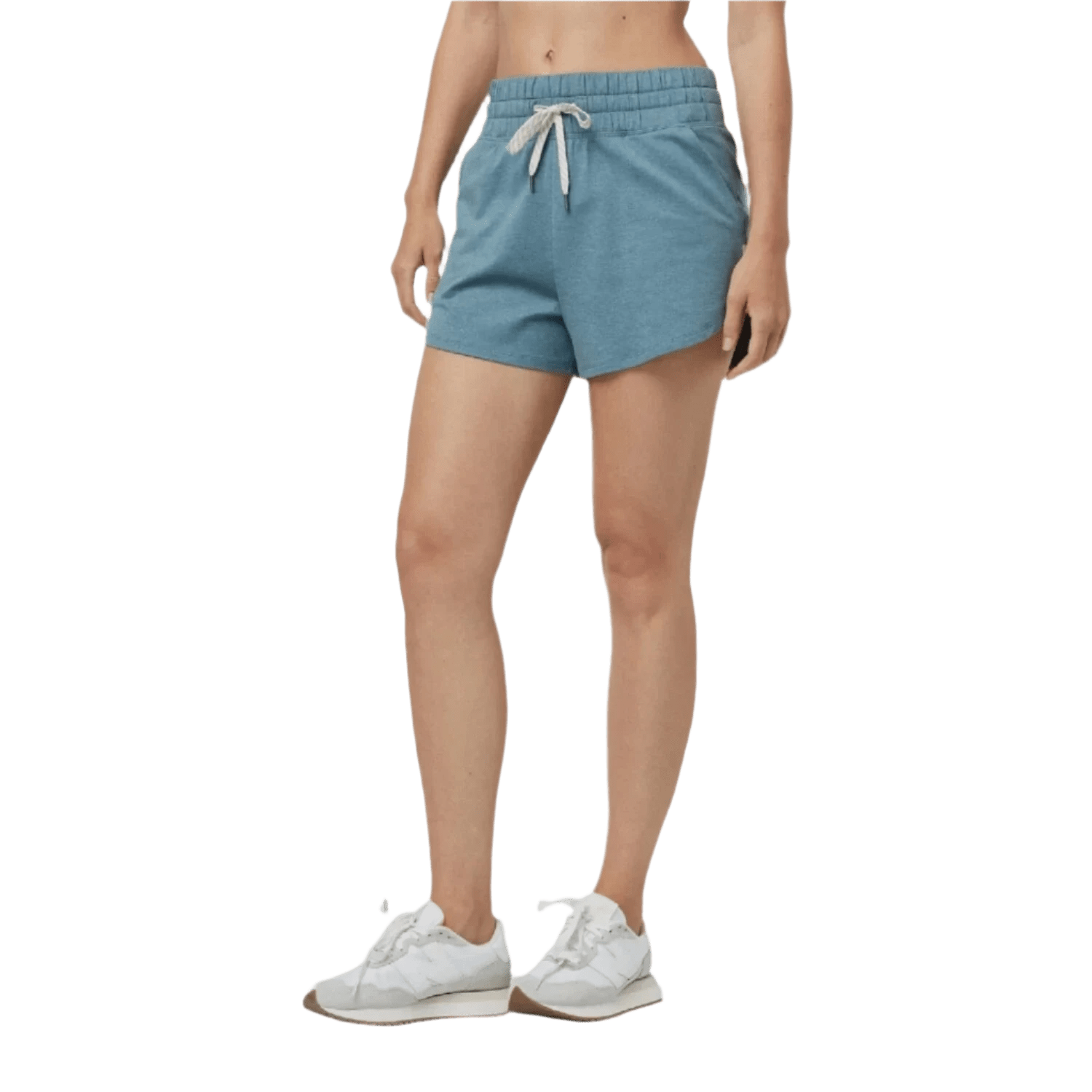 Vuori 02. WOMENS APPAREL - WOMENS SHORTS - WOMENS SHORTS LOUNGE Women's Halo Performance Short 2.0 HAB SMOKE BLUE HEATHER