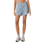 Vuori 02. WOMENS APPAREL - WOMENS SHORTS - WOMENS SHORTS LOUNGE Women's Halo Performance Short 2.0 HSG SEA GLASS HEATHER