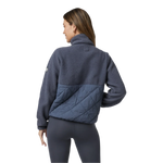 Vuori 02. WOMENS APPAREL - WOMENS JACKETS - WOMENS JACKETS FLEECE Women's Highlands Sherpa Jacket AZR AZURE