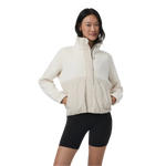 Vuori 02. WOMENS APPAREL - WOMENS JACKETS - WOMENS JACKETS FLEECE Women's Highlands Sherpa Jacket NAT NATURAL