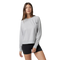 Vuori 02. WOMENS APPAREL - WOMENS HOODIES|SWEATERS - WOMENS PO SWEATERS Women's Long Sleeve Halo Crew PHG PALE GREY HEATHER