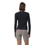 Vuori 02. WOMENS APPAREL - WOMENS LS SHIRTS - WOMENS LS ACTIVE Women's Long Sleeve Lux Crew Tee BLK BLACK