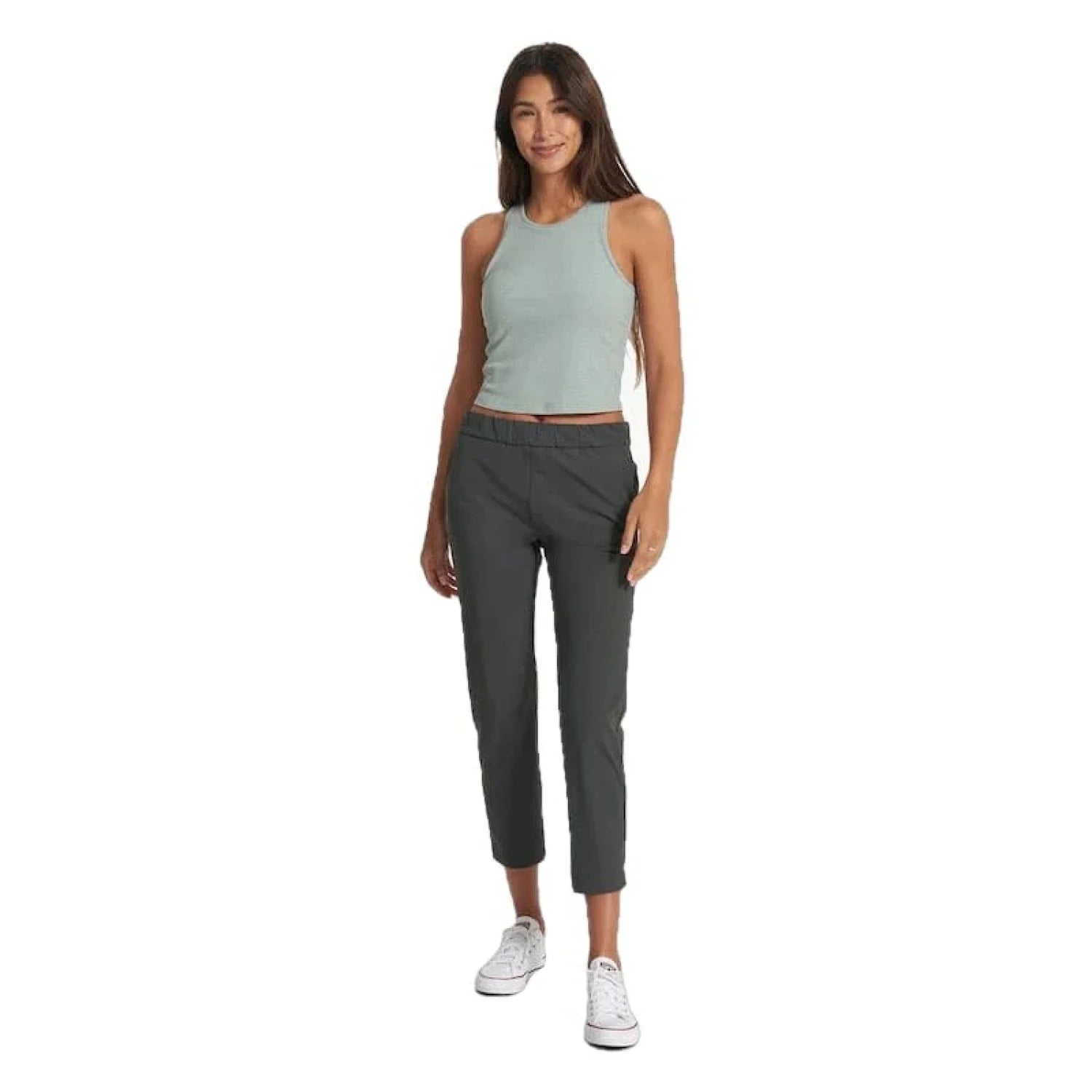 Vuori 02. WOMENS APPAREL - WOMENS PANTS - WOMENS PANTS CASUAL Women's Miles Ankle Pant ASH ASH