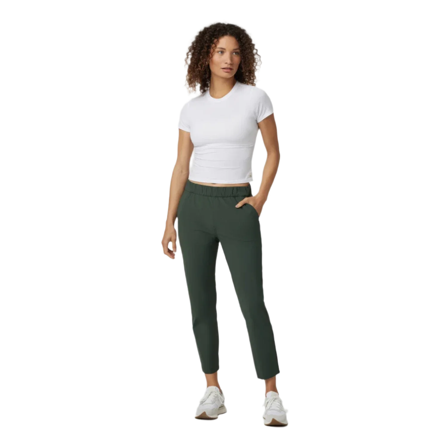 Vuori 02. WOMENS APPAREL - WOMENS PANTS - WOMENS PANTS CASUAL Women's Miles Ankle Pant APN ASPEN