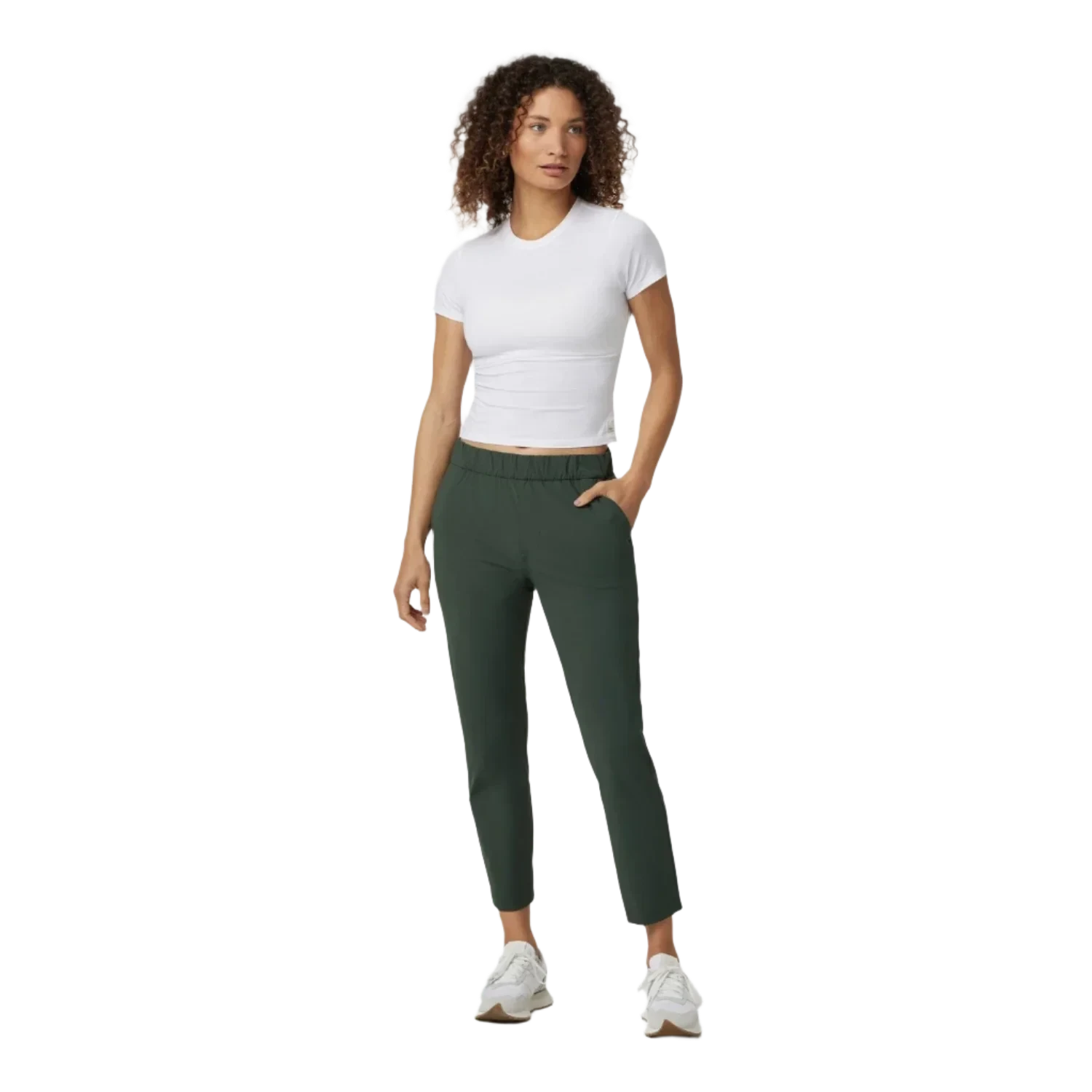 Vuori 02. WOMENS APPAREL - WOMENS PANTS - WOMENS PANTS CASUAL Women's Miles Ankle Pant APN ASPEN