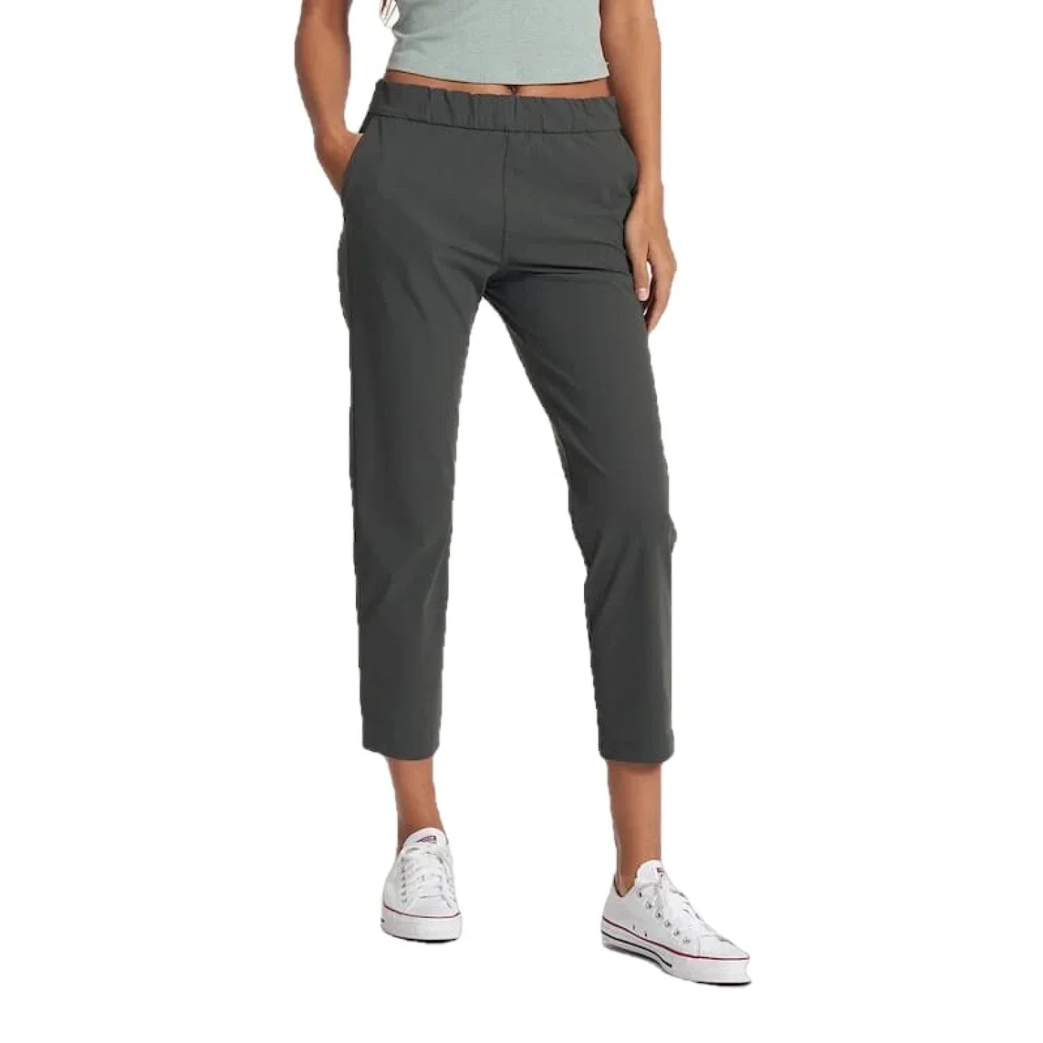 Vuori 02. WOMENS APPAREL - WOMENS PANTS - WOMENS PANTS CASUAL Women's Miles Ankle Pant ASH ASH