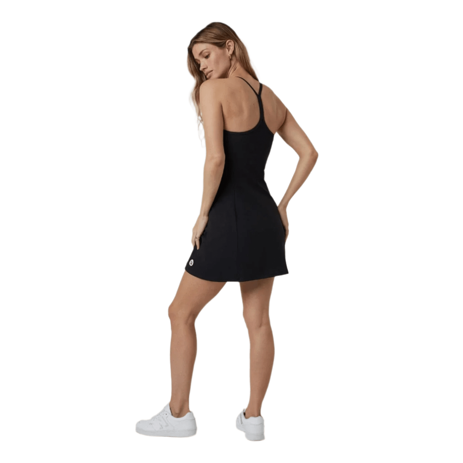 Vuori 02. WOMENS APPAREL - WOMENS DRESS|SKIRT - WOMENS DRESS ACTIVE Women's One Shot Tennis Dress BLK BLACK