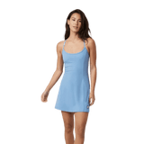 Vuori 02. WOMENS APPAREL - WOMENS DRESS|SKIRT - WOMENS DRESS ACTIVE Women's One Shot Tennis Dress IBL ISLE BLUE