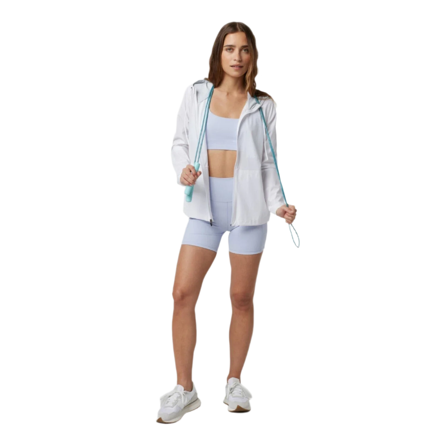 Vuori 02. WOMENS APPAREL - WOMENS JACKETS - WOMENS JACKETS WIND Women's Outdoor Trainer Shell WTL WHITE LINEN TEXTURE