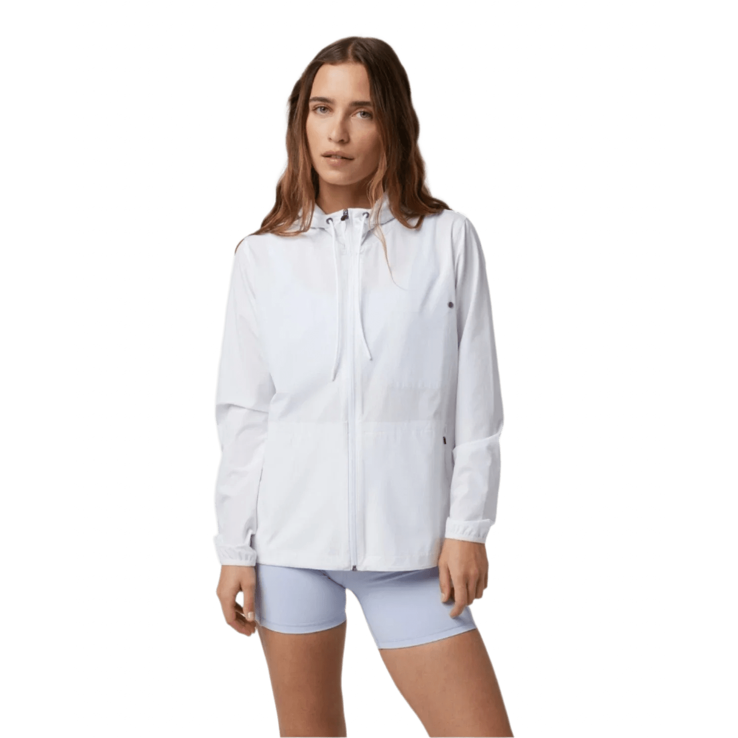 Vuori 02. WOMENS APPAREL - WOMENS JACKETS - WOMENS JACKETS WIND Women's Outdoor Trainer Shell WTL WHITE LINEN TEXTURE