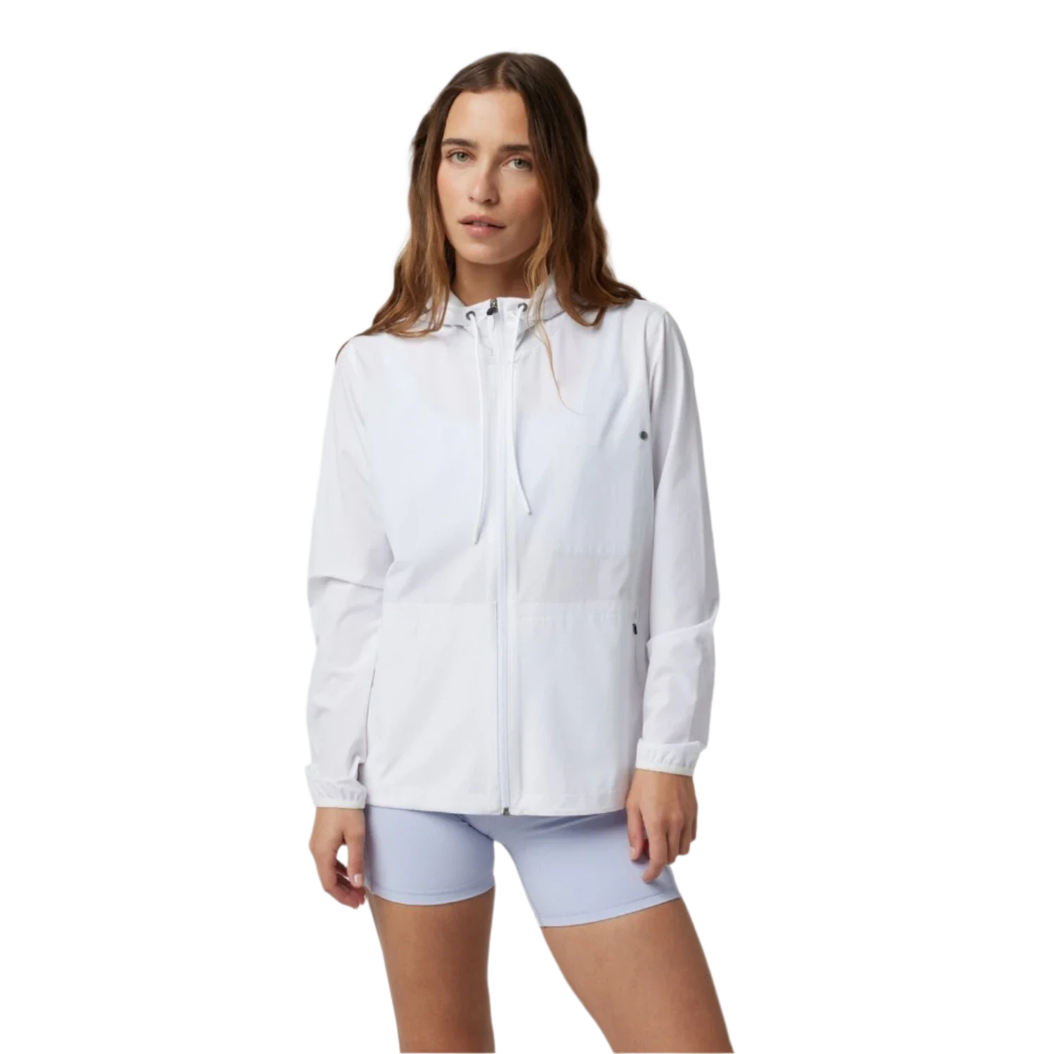 Vuori 02. WOMENS APPAREL - WOMENS JACKETS - WOMENS JACKETS WIND Women's Outdoor Trainer Shell WTL WHITE LINEN TEXTURE