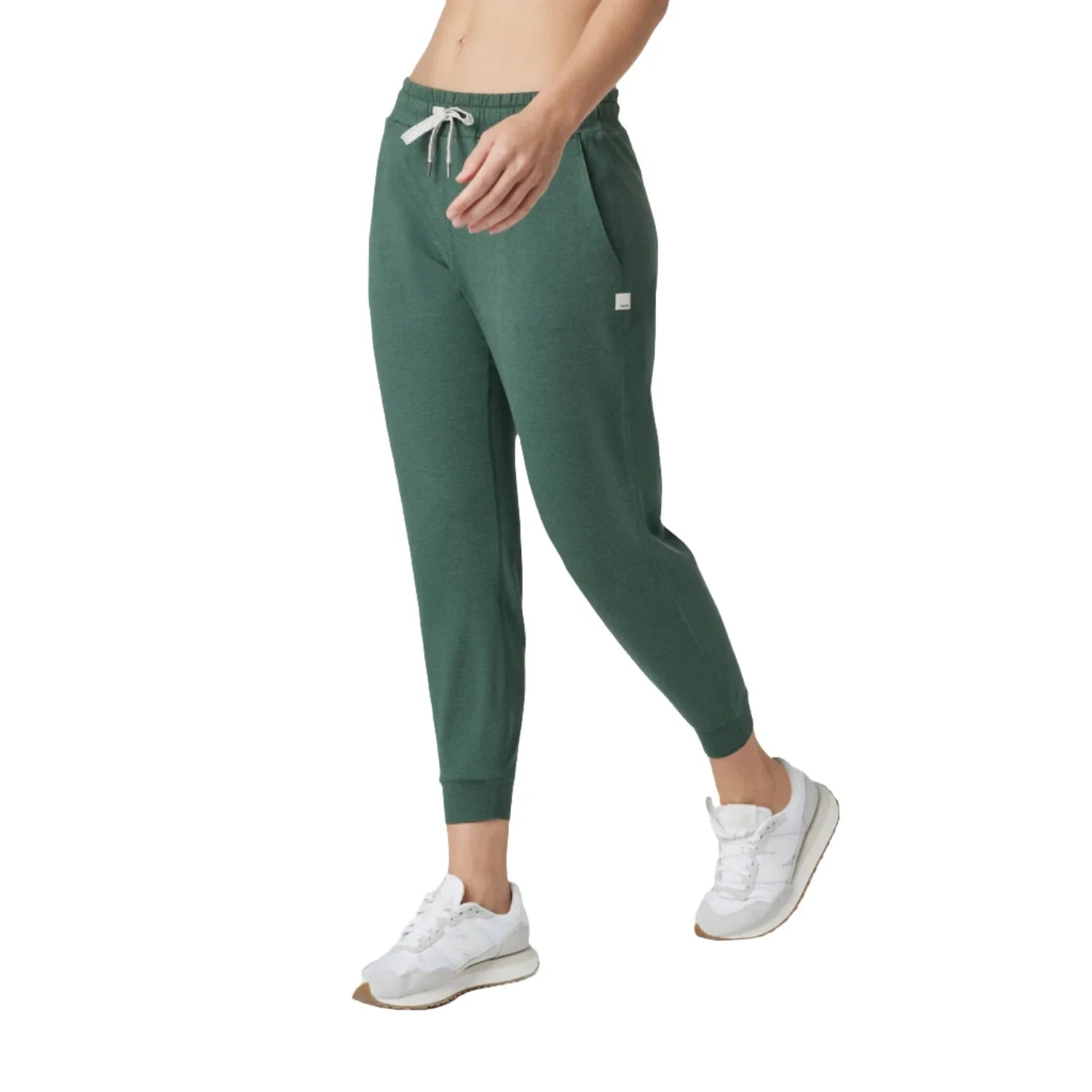 Vuori 02. WOMENS APPAREL - WOMENS PANTS - WOMENS PANTS LOUNGE Women's Performance Jogger HEM MARSH HEATHER