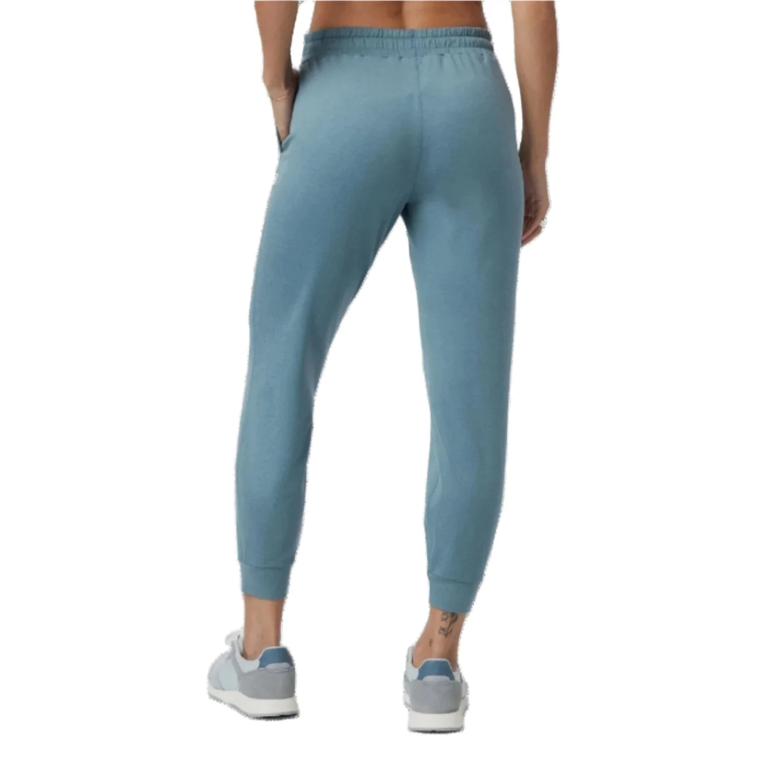 Vuori 02. WOMENS APPAREL - WOMENS PANTS - WOMENS PANTS LOUNGE Women's Performance Jogger HAB SMOKE BLUE HEATHER