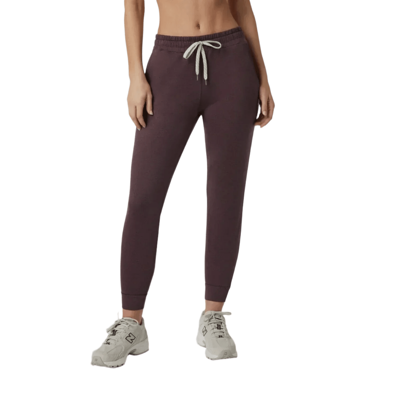 Vuori 02. WOMENS APPAREL - WOMENS PANTS - WOMENS PANTS LOUNGE Women's Performance Jogger HEY ELDERBERRY HEATHER