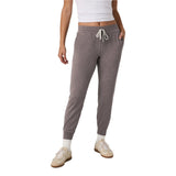 Vuori 02. WOMENS APPAREL - WOMENS PANTS - WOMENS PANTS LOUNGE Women's Performance Jogger HHB HUCKLEBERRY HEATHER