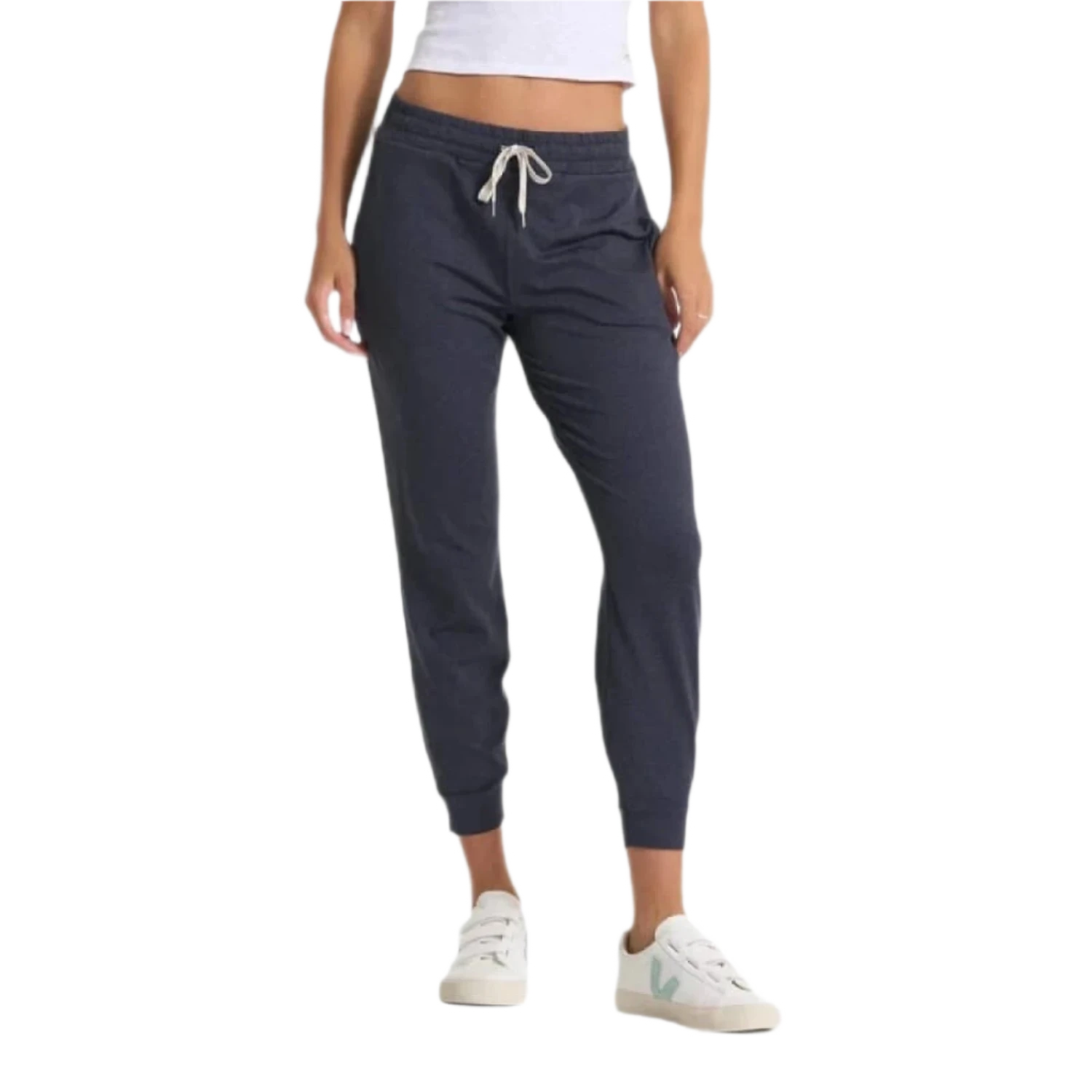 Vuori 02. WOMENS APPAREL - WOMENS PANTS - WOMENS PANTS ACTIVE Women's Performance Jogger - Long PHG PALE GREY HEATHER