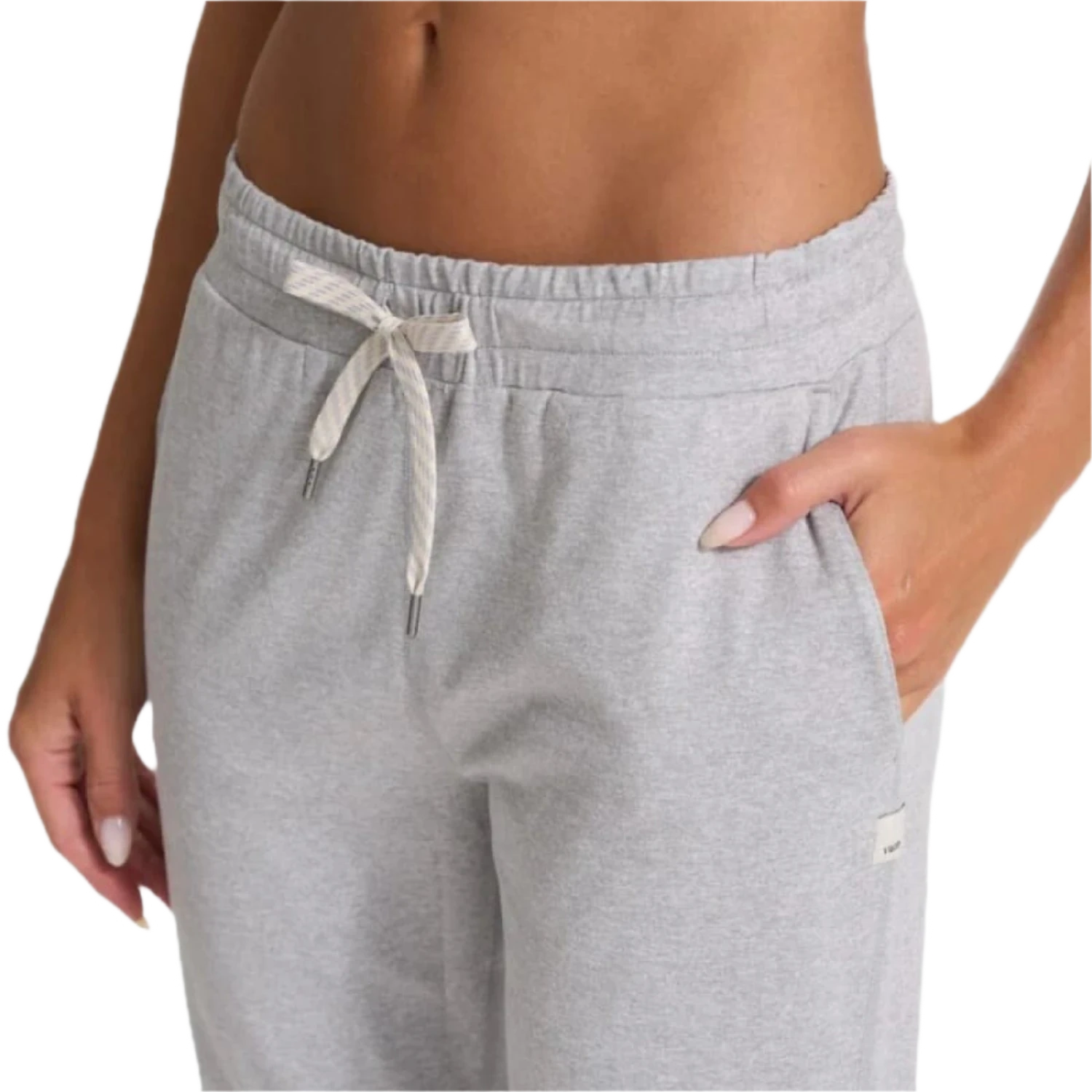 Vuori 02. WOMENS APPAREL - WOMENS PANTS - WOMENS PANTS ACTIVE Women's Performance Jogger - Long PHG PALE GREY HEATHER