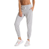 Vuori 02. WOMENS APPAREL - WOMENS PANTS - WOMENS PANTS ACTIVE Women's Performance Jogger - Long PHG PALE GREY HEATHER