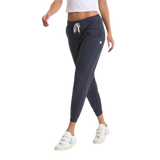 Vuori 02. WOMENS APPAREL - WOMENS PANTS - WOMENS PANTS ACTIVE Women's Performance Jogger - Long HMD MIDNIGHT HEATHER