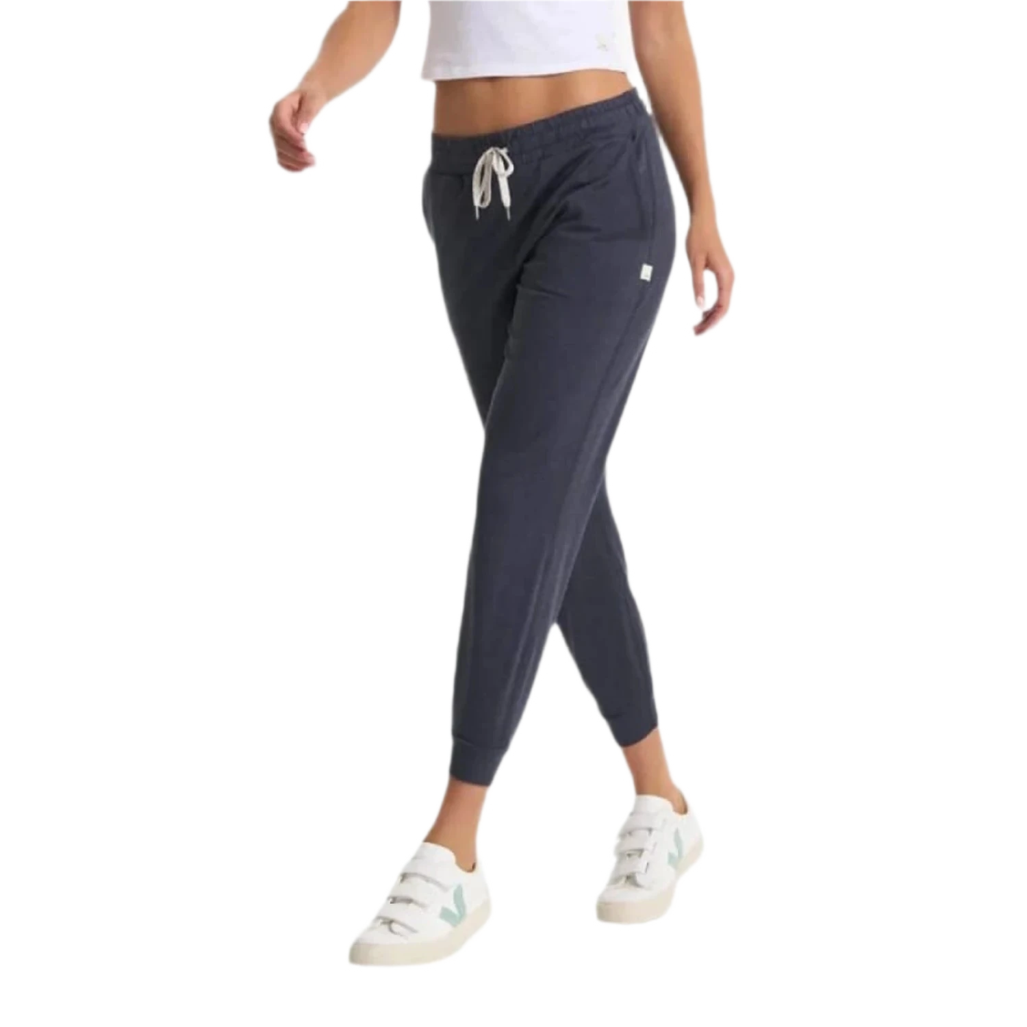 Vuori 02. WOMENS APPAREL - WOMENS PANTS - WOMENS PANTS ACTIVE Women's Performance Jogger - Long HMD MIDNIGHT HEATHER