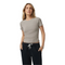 Vuori 02. WOMENS APPAREL - WOMENS SS SHIRTS - WOMENS SS CASUAL Women's Pose Fitted Tee GPH GRAPHITE