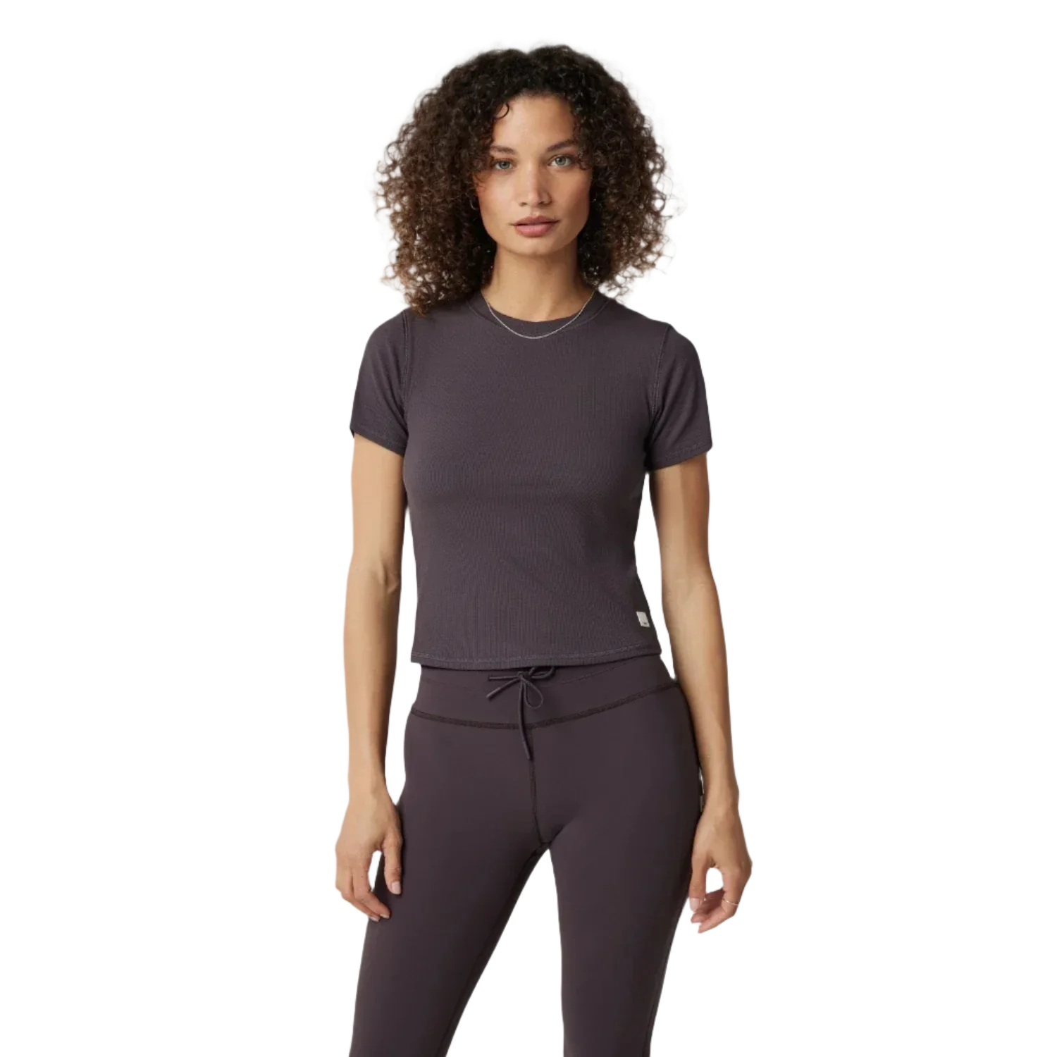 Vuori 02. WOMENS APPAREL - WOMENS SS SHIRTS - WOMENS SS CASUAL Women's Pose Fitted Tee SNG SANGRIA