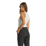 Vuori 02. WOMENS APPAREL - WOMENS SS SHIRTS - WOMENS TANK CASUAL Women's Pose Plyo Tank WHG WHITE HEATHER GREY