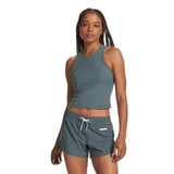 Vuori 02. WOMENS APPAREL - WOMENS SS SHIRTS - WOMENS TANK CASUAL Women's Pose Plyo Tank HLK LAKE HEATHER