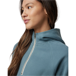 Vuori 02. WOMENS APPAREL - WOMENS HOODIES|SWEATERS - WOMENS PO HOODY Women's Restore Half Zip Hoodie SKB SMOKE BLUE