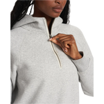 Vuori 02. WOMENS APPAREL - WOMENS HOODIES|SWEATERS - WOMENS PO HOODY Women's Restore Half Zip Hoodie LHG LIGHT HEATHER GREY