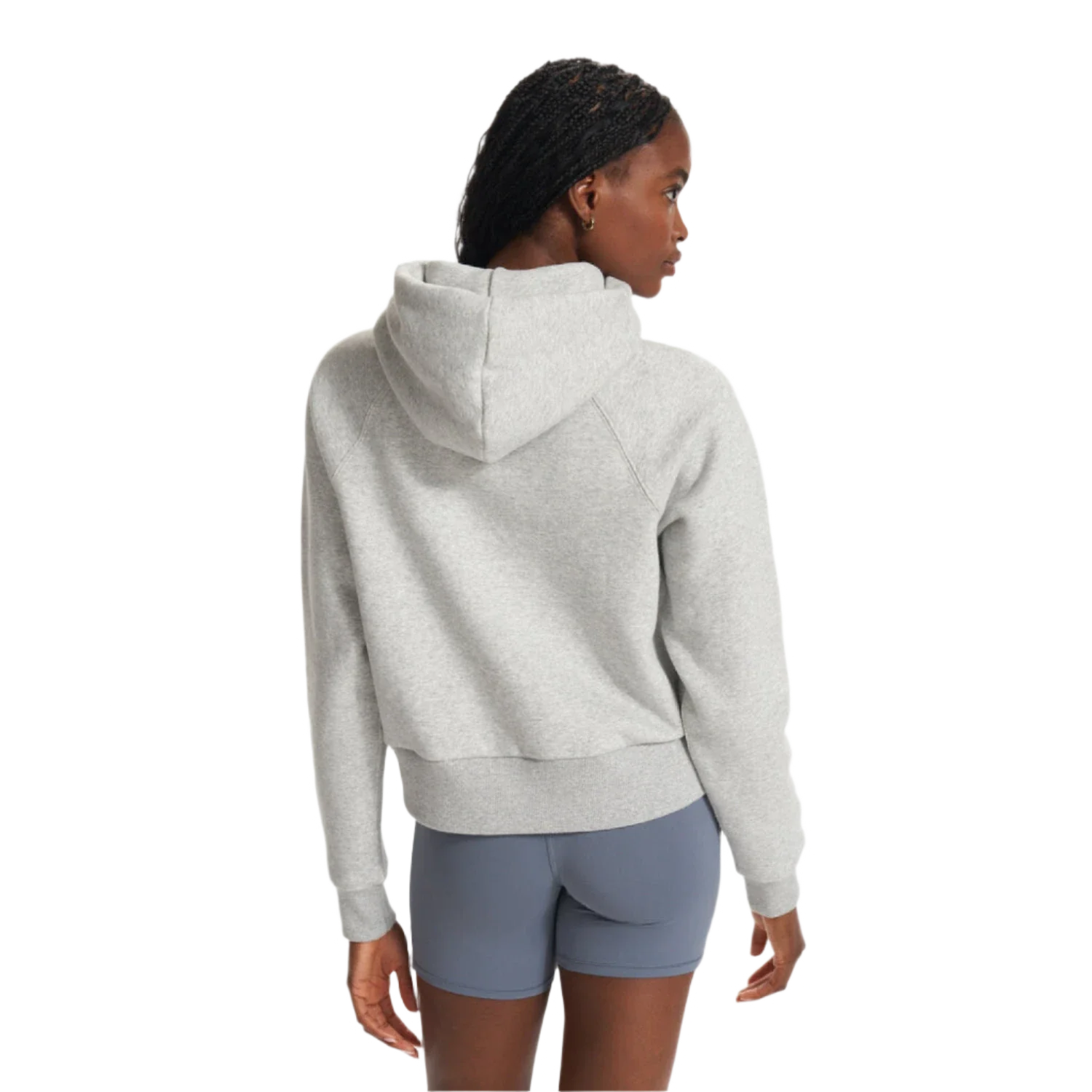 Vuori 02. WOMENS APPAREL - WOMENS HOODIES|SWEATERS - WOMENS PO HOODY Women's Restore Half Zip Hoodie LHG LIGHT HEATHER GREY