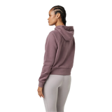 Vuori 02. WOMENS APPAREL - WOMENS HOODIES|SWEATERS - WOMENS PO HOODY Women's Restore Half Zip Hoodie EBR ELDERBERRY