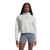 Vuori 02. WOMENS APPAREL - WOMENS HOODIES|SWEATERS - WOMENS PO HOODY Women's Restore Half Zip Hoodie LHG LIGHT HEATHER GREY