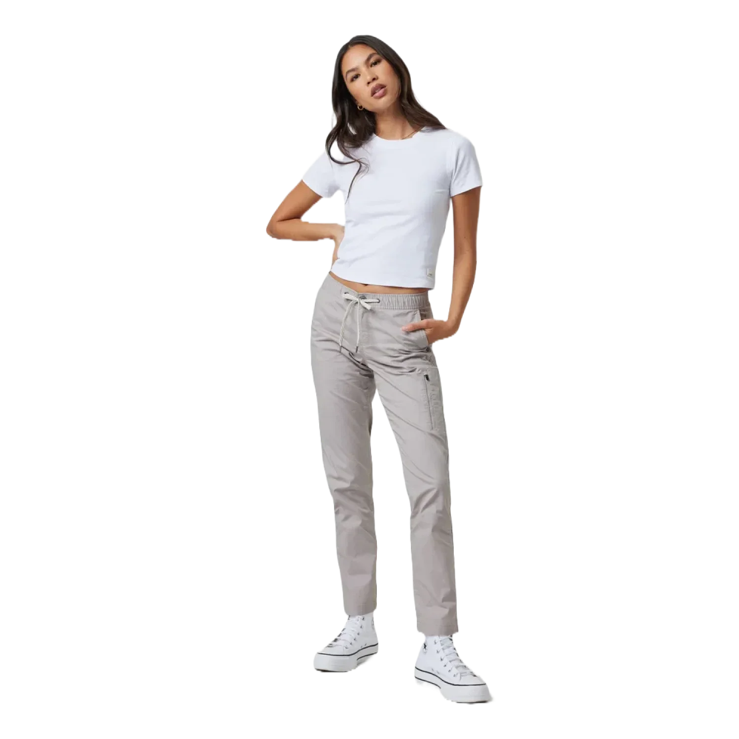 Vuori 02. WOMENS APPAREL - WOMENS PANTS - WOMENS PANTS CASUAL Women's Ripstop Pant SPR SOFT PEWTER