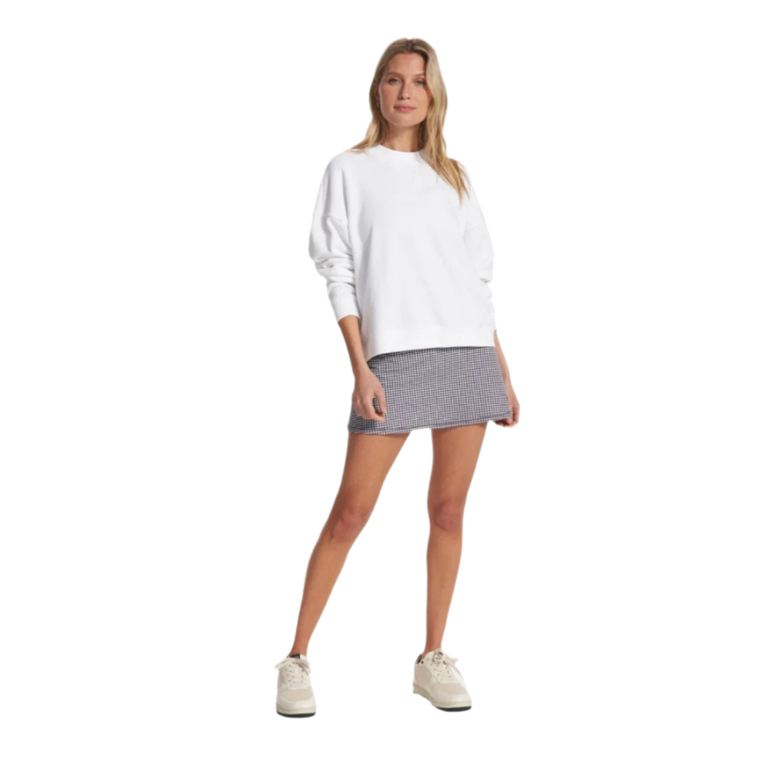 Vuori 02. WOMENS APPAREL - WOMENS HOODIES|SWEATERS - WOMENS PO SWEATERS Women's Sedona Crew WHT WHITE