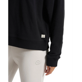 Vuori 02. WOMENS APPAREL - WOMENS HOODIES|SWEATERS - WOMENS PO SWEATERS Women's Sedona Crew BLK BLACK