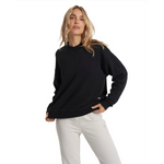 Vuori 02. WOMENS APPAREL - WOMENS HOODIES|SWEATERS - WOMENS PO SWEATERS Women's Sedona Crew BLK BLACK