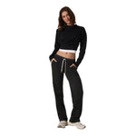 Vuori 02. WOMENS APPAREL - WOMENS PANTS - WOMENS PANTS LOUNGE Women's Sedona Straight Leg Sweatpants BLK BLACK