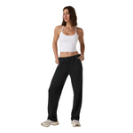 Vuori 02. WOMENS APPAREL - WOMENS PANTS - WOMENS PANTS LOUNGE Women's Sedona Straight Leg Sweatpants BLK BLACK