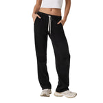 Vuori 02. WOMENS APPAREL - WOMENS PANTS - WOMENS PANTS LOUNGE Women's Sedona Straight Leg Sweatpants BLK BLACK
