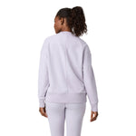 Vuori 02. WOMENS APPAREL - WOMENS HOODIES|SWEATERS - WOMENS PO SWEATERS Women's Sedona Weekender Crew LVI LAVENDER ICE