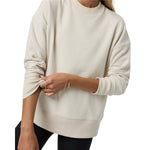 Vuori 02. WOMENS APPAREL - WOMENS HOODIES|SWEATERS - WOMENS PO SWEATERS Women's Sedona Weekender Crew BNE BONE