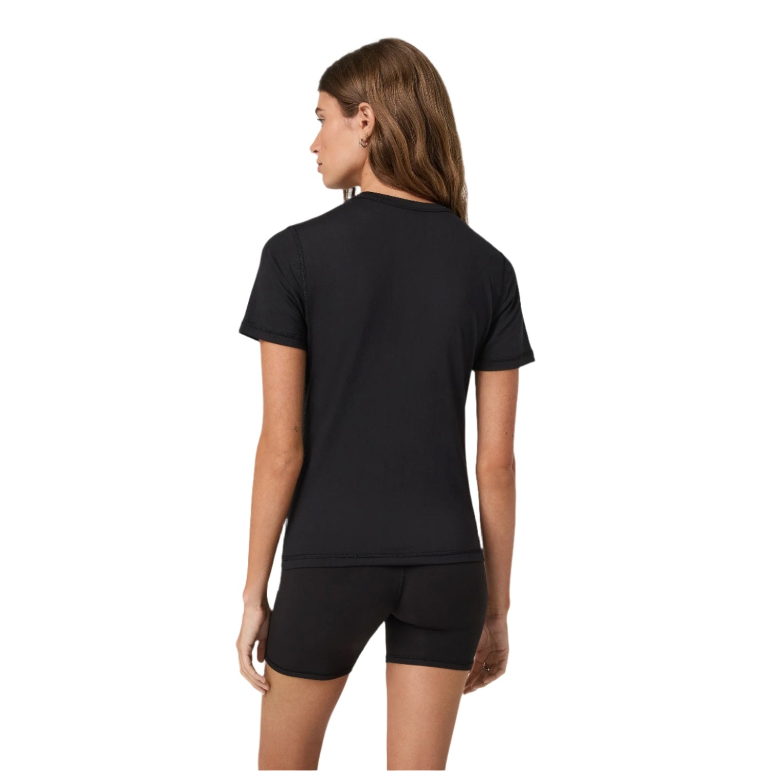 Vuori 02. WOMENS APPAREL - WOMENS SS SHIRTS - WOMENS SS ACTIVE Women's Short Sleeve Lux Tee LFB LIGHT FRENCH BLUE