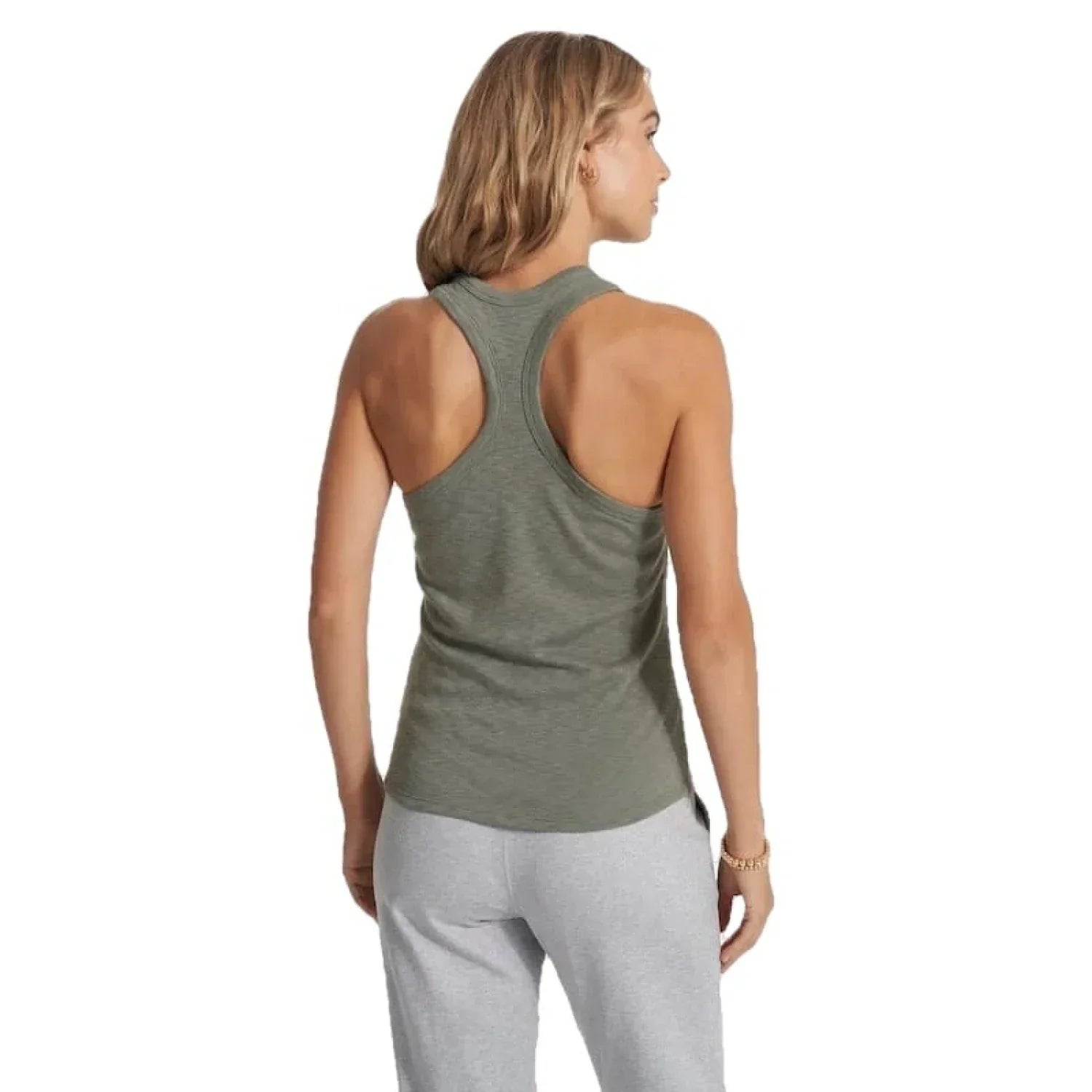 Vuori 02. WOMENS APPAREL - WOMENS SS SHIRTS - WOMENS TANK CASUAL Women's Sunrise High Neck Tank PSO PISTACHIO