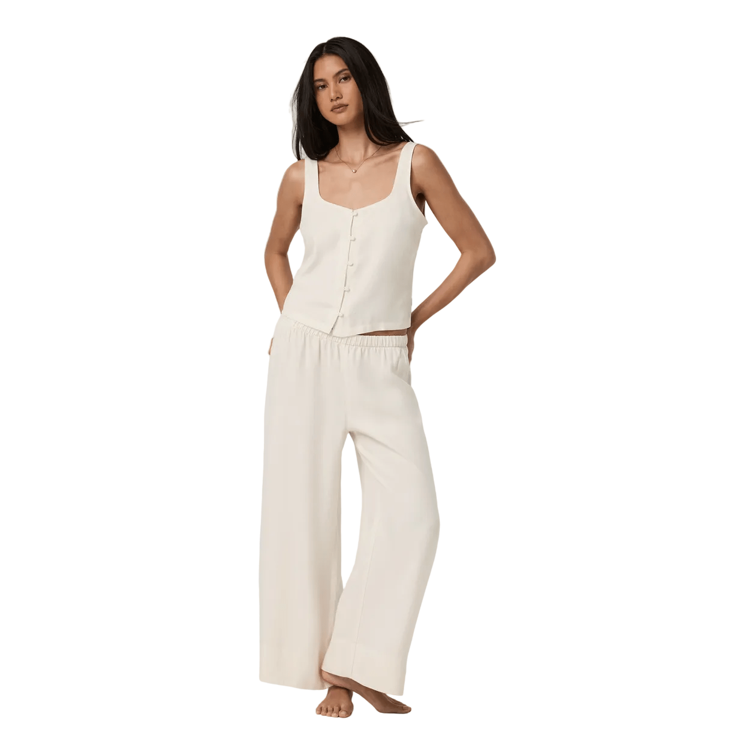Women’s Trestles Twill Crop Wideleg Pant Vuori